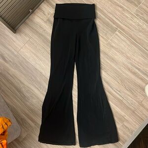 Aerie OG fold over high rise super flares